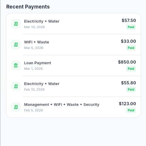 Payments